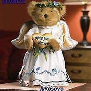 angel 😇 praying 🙏 bear HUGS FROM HEAVEN not just the holidays w/pillow pocket NW